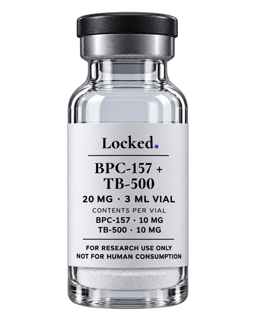 BPC-157 + TB-500 in a sealed Locked vial